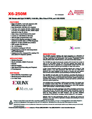 x6-250m data sheet